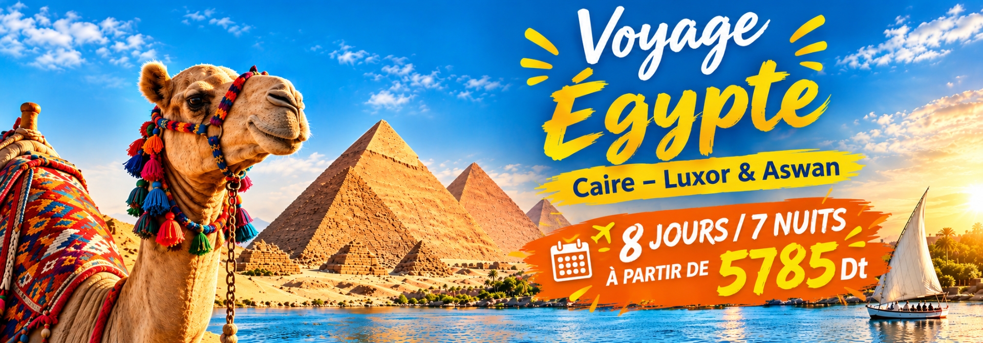 Égypte :Caire – Luxor & Aswan